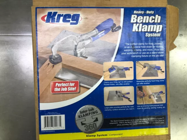 KREG Heavy Duty Bench Clamp System