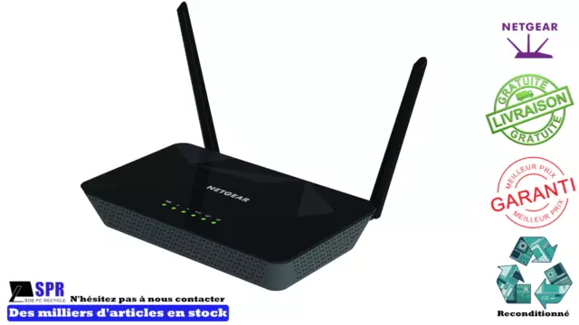 Point d'accès WiFi / Répéteur / Modem / Routeur Netgear D1500-100PES