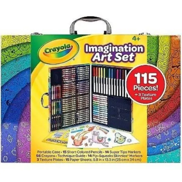 Crayola Colossal Creativity Tub, Art and Craft Supplies, Art Set Gift, 90  Pieces $14.97