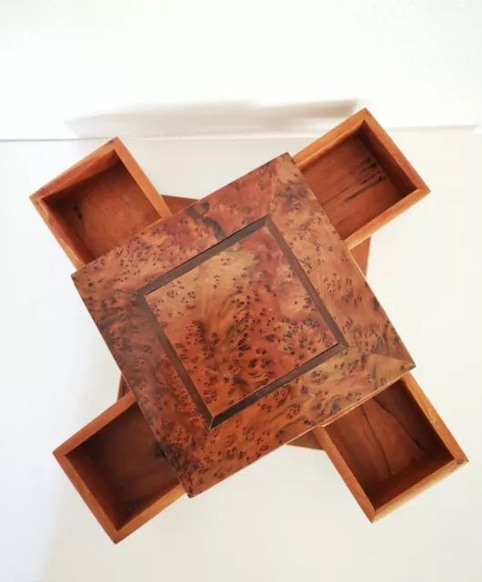 Boîte puzzle en bois Cadeau fabriqué en bois de thuya Secret Box -   France