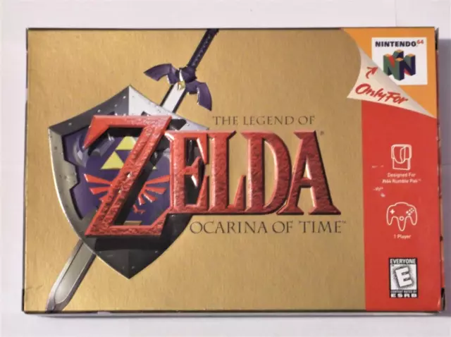 The Legend Of Zelda Ocarina Of Time 3D UKG 100 GEM GOLD Nintendo