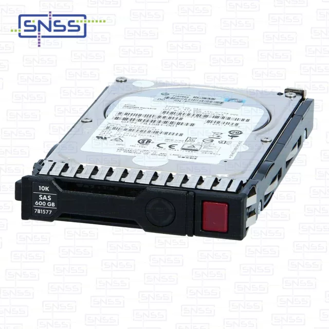 HPE 600GB 10k 2.5" SAS 12G SC Enterprise G8 G9 HDD 781516-B21 781577 EX VAT £31