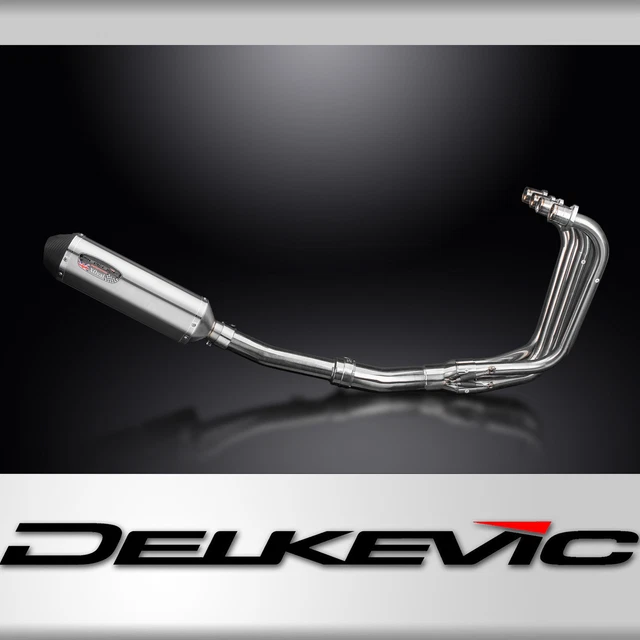Kawasaki ZR7S ZR7 1994-2004 Scarico Completo 4-1 343 mm X-Ovale Silenziatore Inox