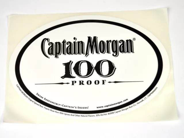 Captain Morgan 100 Proof USA Aufkleber Sticker Decal