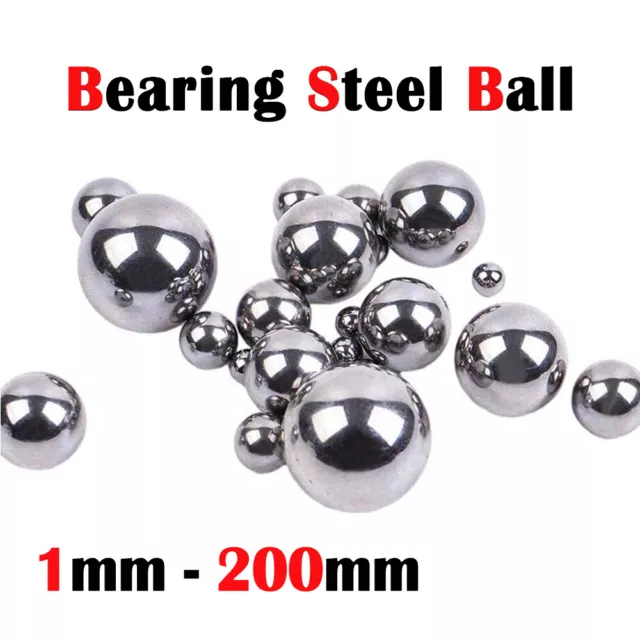 High Precision Bearing Steel Balls Dia 1-200mm Round Steel Beads Slingshot Ammo