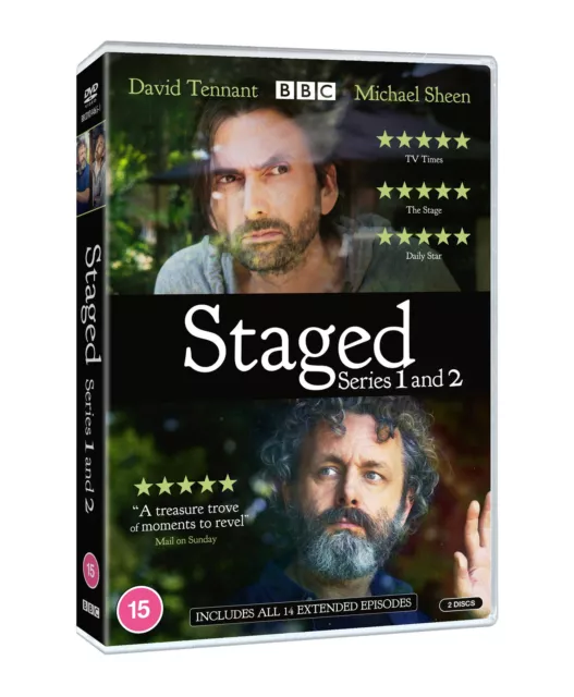 Staged: Series 1 & 2 (DVD) Georgia Tennant Anna Lundberg Lucy Eaton Simon Evans 2