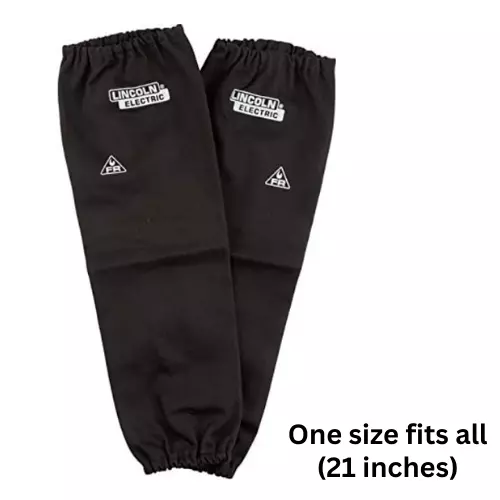 FIRE RESISTANT WELDING Sleeves Pair Black One Size Flame Retardant Welder Sleeve