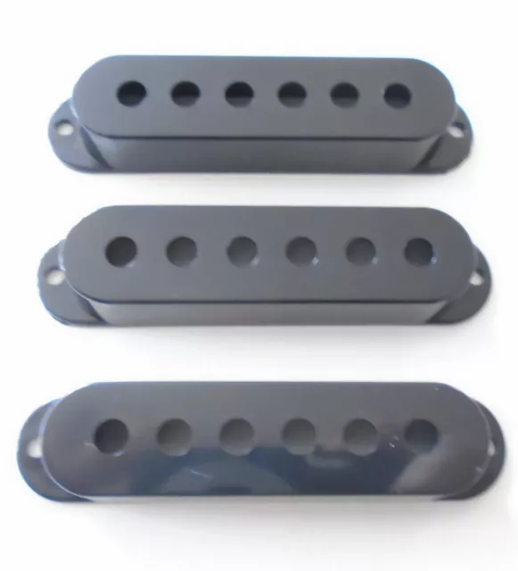 New 3 Covers STRAT 52mm Black for Guitar STRATOCASTER