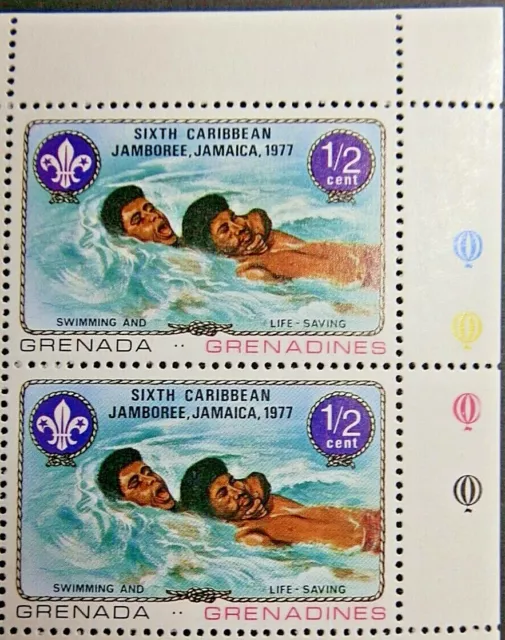 GRENADINES OF GRENADA 1977 SG243 ½c. CARIBBEAN SCOUT JAMBOREE, JAMAICA  -  MNH