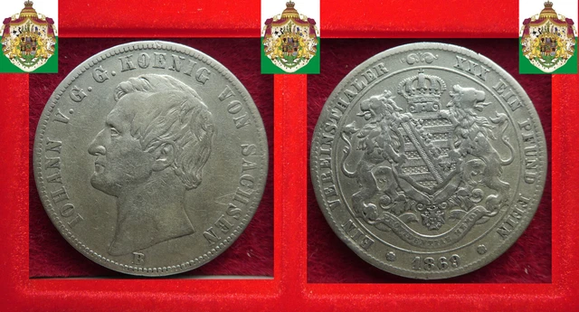 VEREINSTHALER XXX EIN PFUND FEIN * JOHANN V. G. G. KÖNIG von SACHSEN