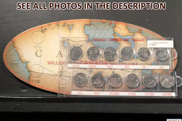 NobleSpirit No Reserve (CX) 1999 Canada Millennium Prooflike Coin Set