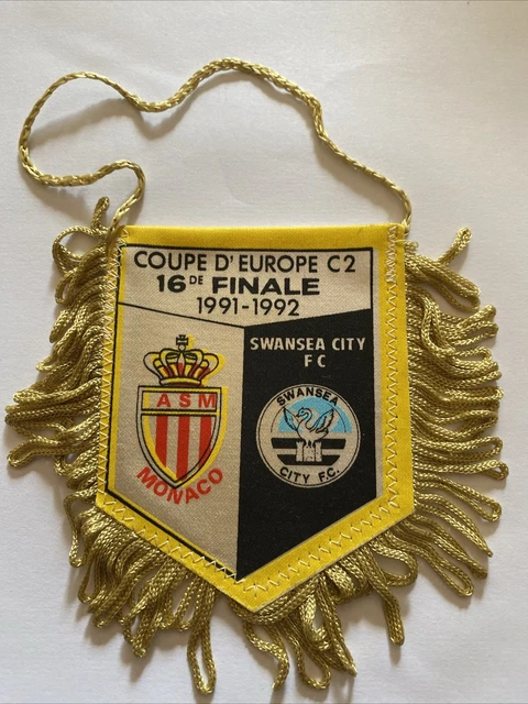 Fanion Officiel – Finale Coupe Des Coupes 1992 : AS Monaco Vs Werder Brême