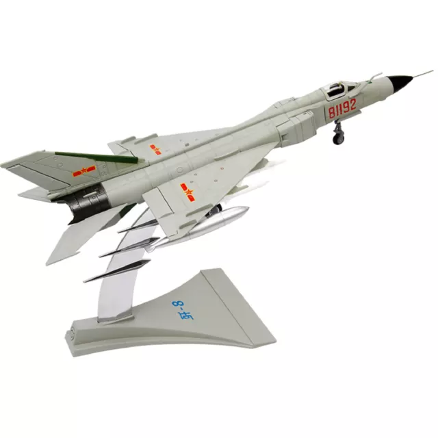 1/100 J-8 Fighter Airplane Simulation Military Aircraft Model Plane Collection d