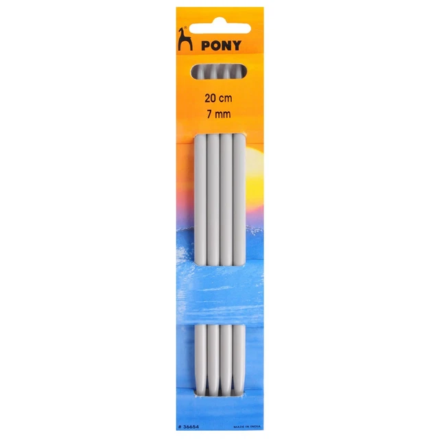 Agujas de tejer de doble extremo: conjunto de cuatro: 20 mm x 7,00 mm - P36654 - CORREO GRATUITO
