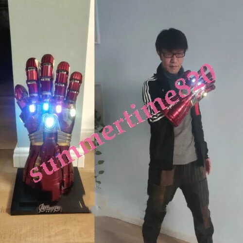 IRON MAN ELECTRONIC INFINITY NANO POWER GAUNTLET Wearable Full metal 1/1 Scale