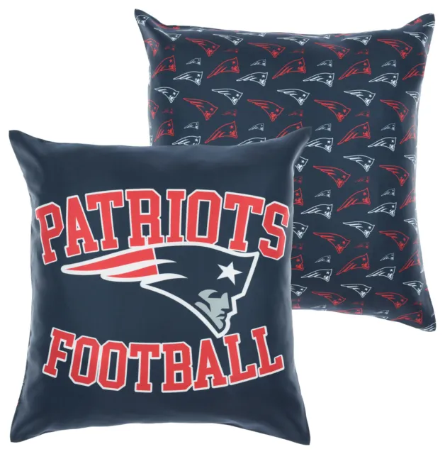 FOCO NFL New England Patriots 2 Pack Couch Throw Pillow Covers, 18 x 18