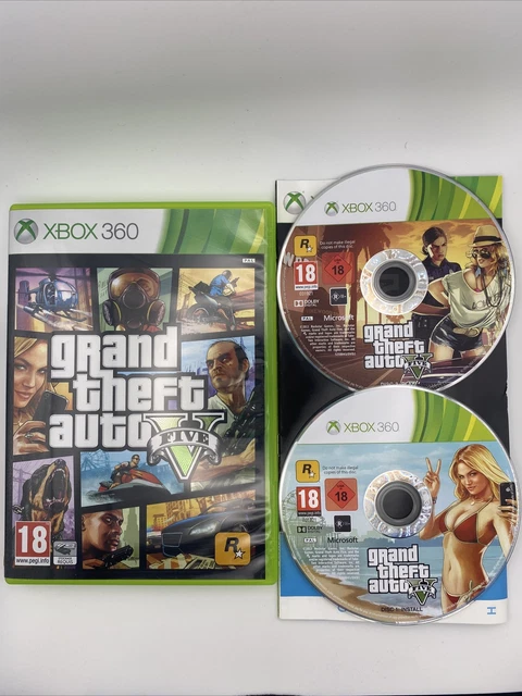 Jeu GTA V – Microsoft Xbox 360 – Version Française – Bon état (sans Carte)