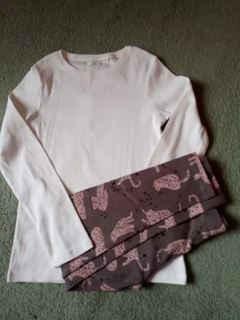Set top e leggings per bambina Immaculate Next età 10-11 anni