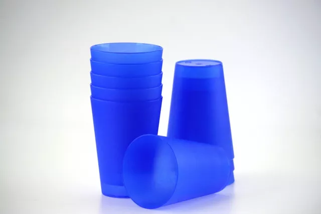 40 Azul Vaso 0,4 Plástico Recipiente Reutilizable Fiesta Taza