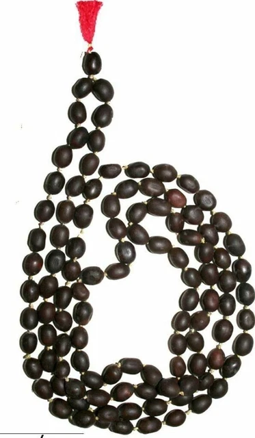 Set 4 Mala Da Preghiera Naisha - Tulsi, Loto, Vaijanti, Agata, 108 Perline Per Meditazione - Foto 10