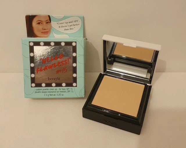 Benefit Hello Impecable Polvo Personalizado CHAMPAGNE 7,0 g NUEVO EN CAJA Raro ENVÍO RÁPIDO
