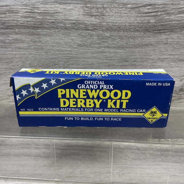 VINTAGE BSA BOY Scout Cub Scout Official Grand Prix Pinewood Derby Kit