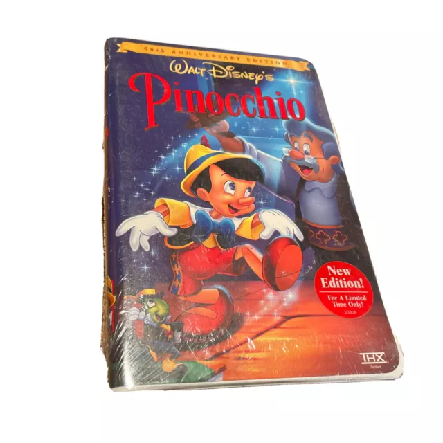Pinocchio Gold Collection Walt Disney VHS Tape New Still Sealed 18679 Classic