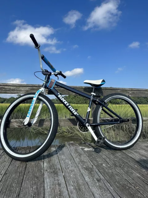 SE Bikes Blocks Flyer 26 inch 2019 BMX Bike - Black for sale online