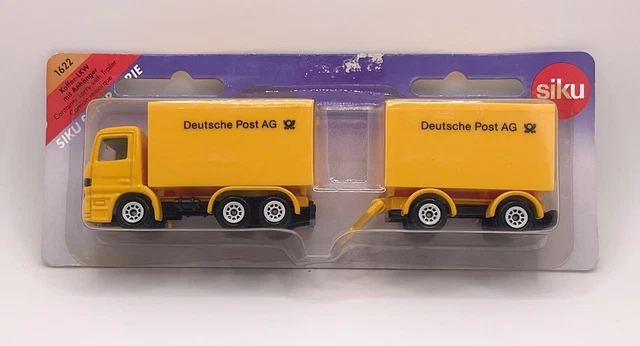 SIKU 1622 ,,MERCEDES-KOFFER LKW Deutsche Bundespost,, RAR Neu in OVP ...