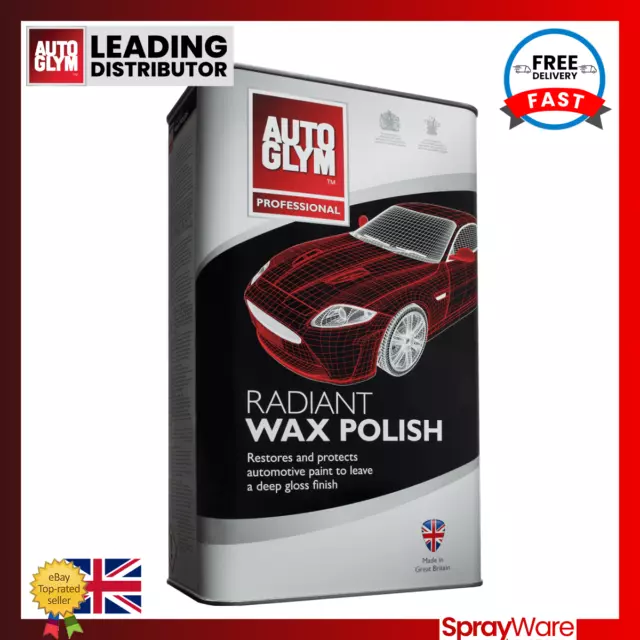 Autoglym Radiant Wax Polish 5L Restores & Protects Paint Professional Trade Use