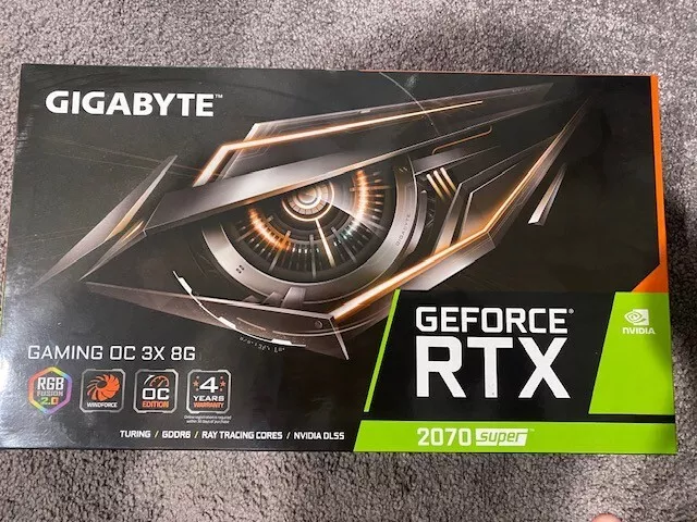 Gigabyte NVIDIA GeForce RTX 2070 Super Windforce 8GB GDDR6  Graphics Video Card