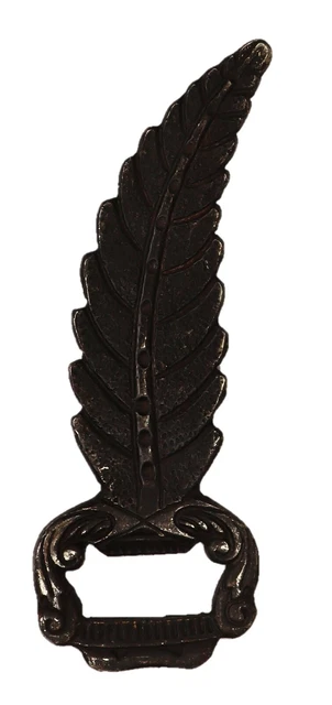 Leaf Shape Antique Vintage Style Handmade Brass Soda Beer Handheld Bottle Opener
