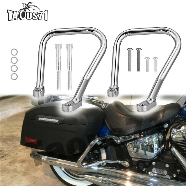 REAR SADDLEBAG GUARD Crash Bar For Harley Softail Heritage Classic FLHC