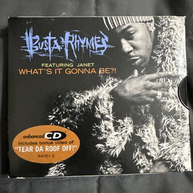 BUSTA RHYMES FT JANET WHAT'S IT GONNA BE?! (F74) 3 Track CD Single