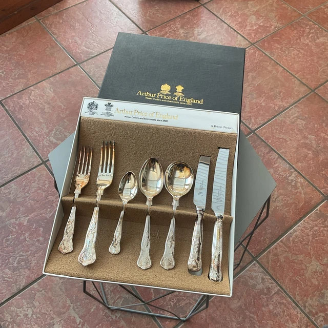 ARTHUR PRICE JOHN Mason - Kings Pattern Cutlery Set Canteen