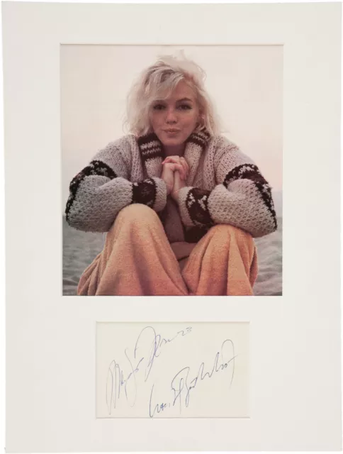 MARILYN MONROE Signed Photograph - Film Actress & Sex Symbol - preprint