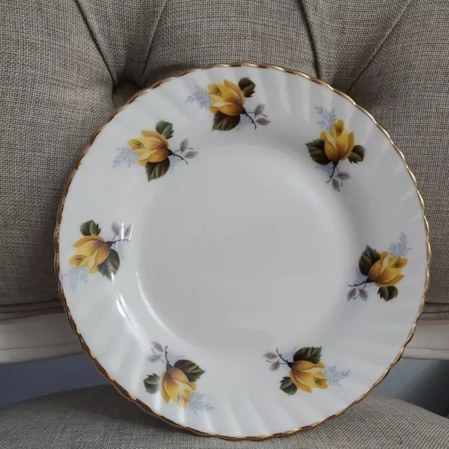 Elizabethan Fine Bone China Yellow Rosebud Replacement Side Plate  numbered 20