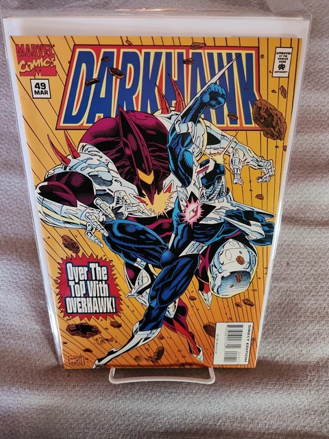 Darkhawk #49 (Marvel 1995) 1st App of Overhawk- Low Print Run- Rare- highgrade 2