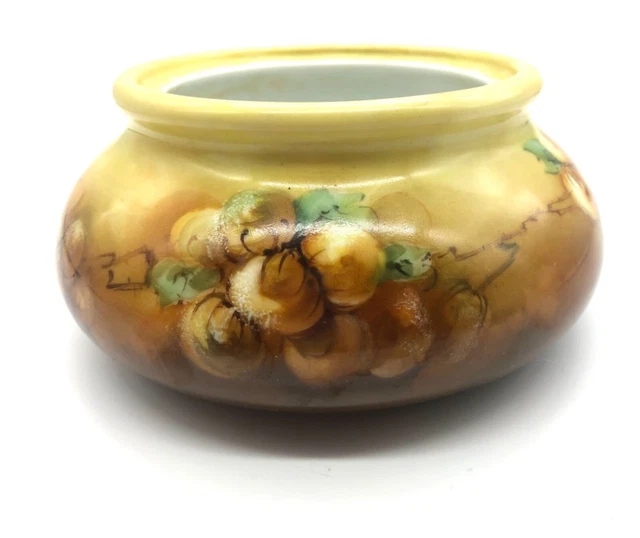 Beautiful Imperial PSL Austria Bowl Golden Color with Yellow Hand Painted Flower