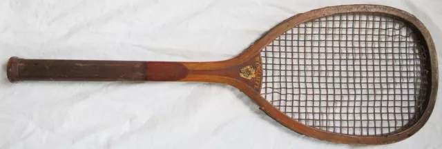 E.K.Tryon Wyncliffe Tennis Racquet Semi-flat Top Vtg Old Antique