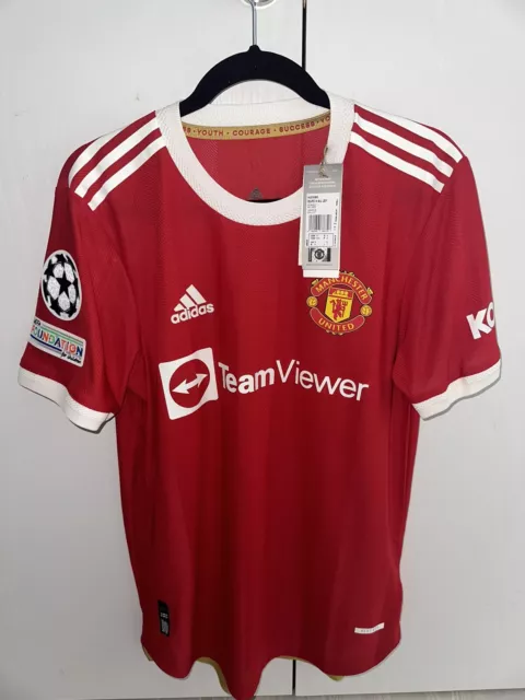 Manchester United 21/22 Authentic Champions League Home Medium RONALDO 7