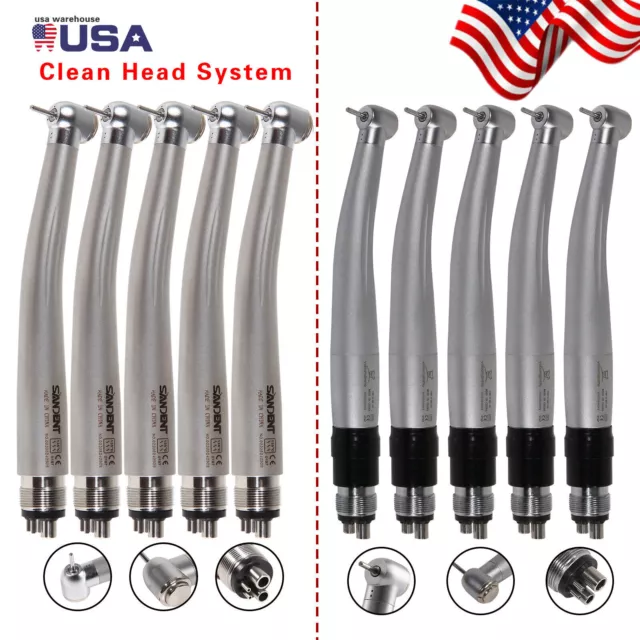 1-5 NSK Style Dental Fast Turbine High Speed Handpiece 4-Hole (Quick Coupler) US