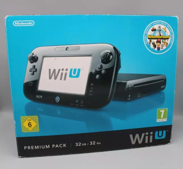 Nintendo Wii U 32 GB Spielekonsole | Schwarz | Wii U Gamepad | OVP