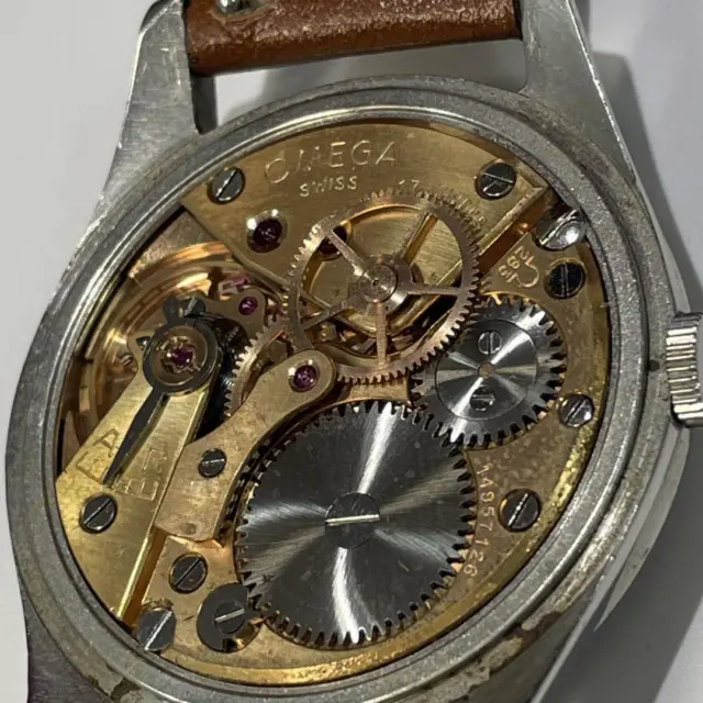 Orologio da uomo Omega vintage Cal.283 in acciaio inossidabile a carica...
