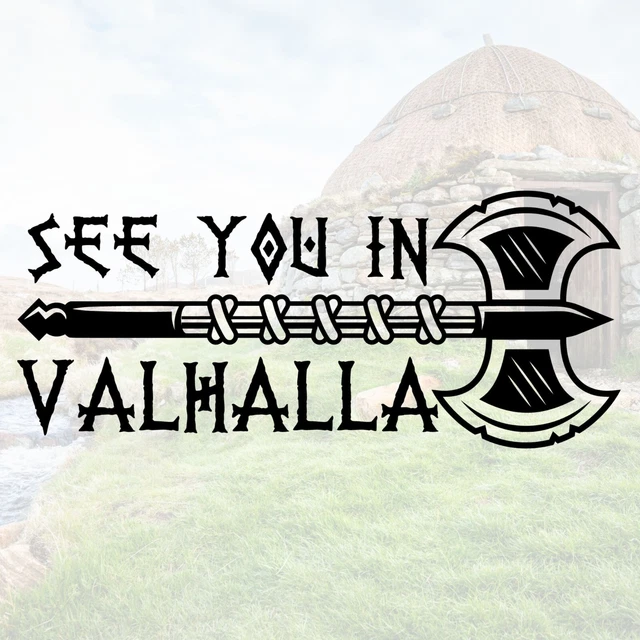 Wikinger Eishandtuch - See You In Walhalla Kühltuch