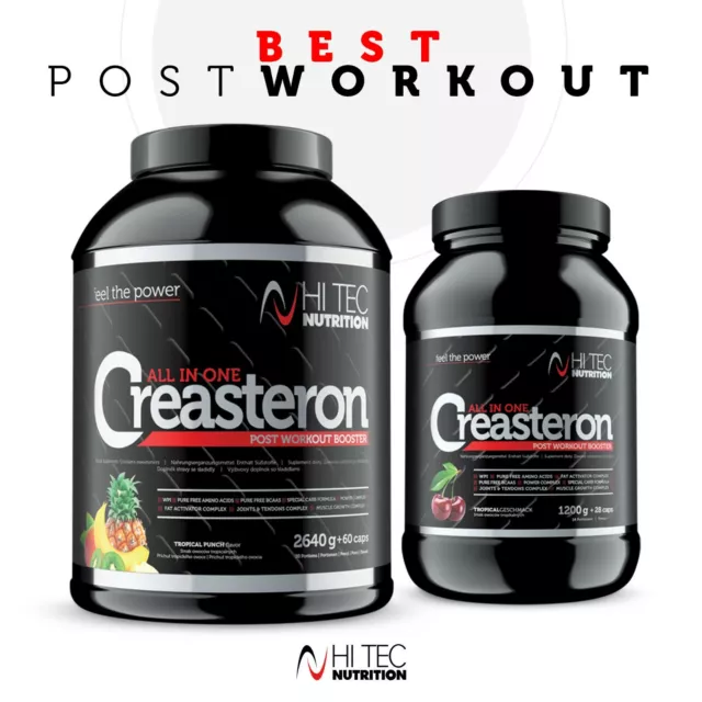 Hi Tec Nutrition - Creasteron - 2640g + 60Kaps. - All In One 2