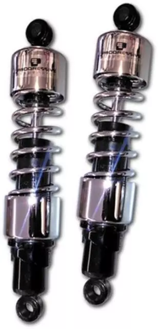 13" 412 Series Shocks Chrome Progressive 412-4072C Harley Davidson Touring