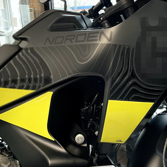 Autocollants 3D Déflecteurs Latéral pour Réservoir Compatible Husqvarna