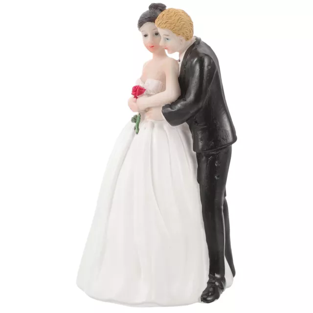 Romantic Figurine Bride Groom Hug and Kiss for Wedding Cake Toppers Decoration