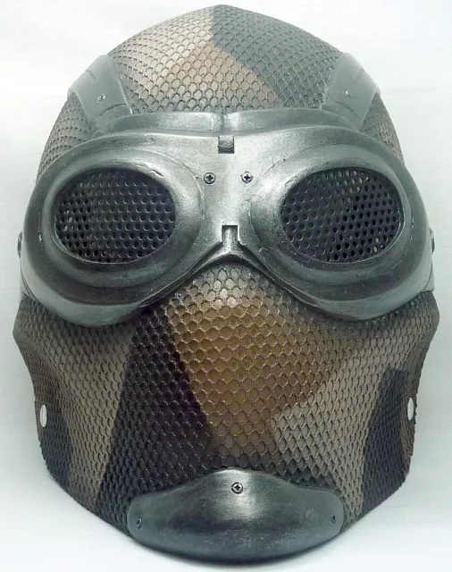 Army of Two "Thane 1" Desert Camo Custom Fiberglass Paintball / Airsoft Mask